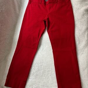 Banana Republic Red Skinny Jeans